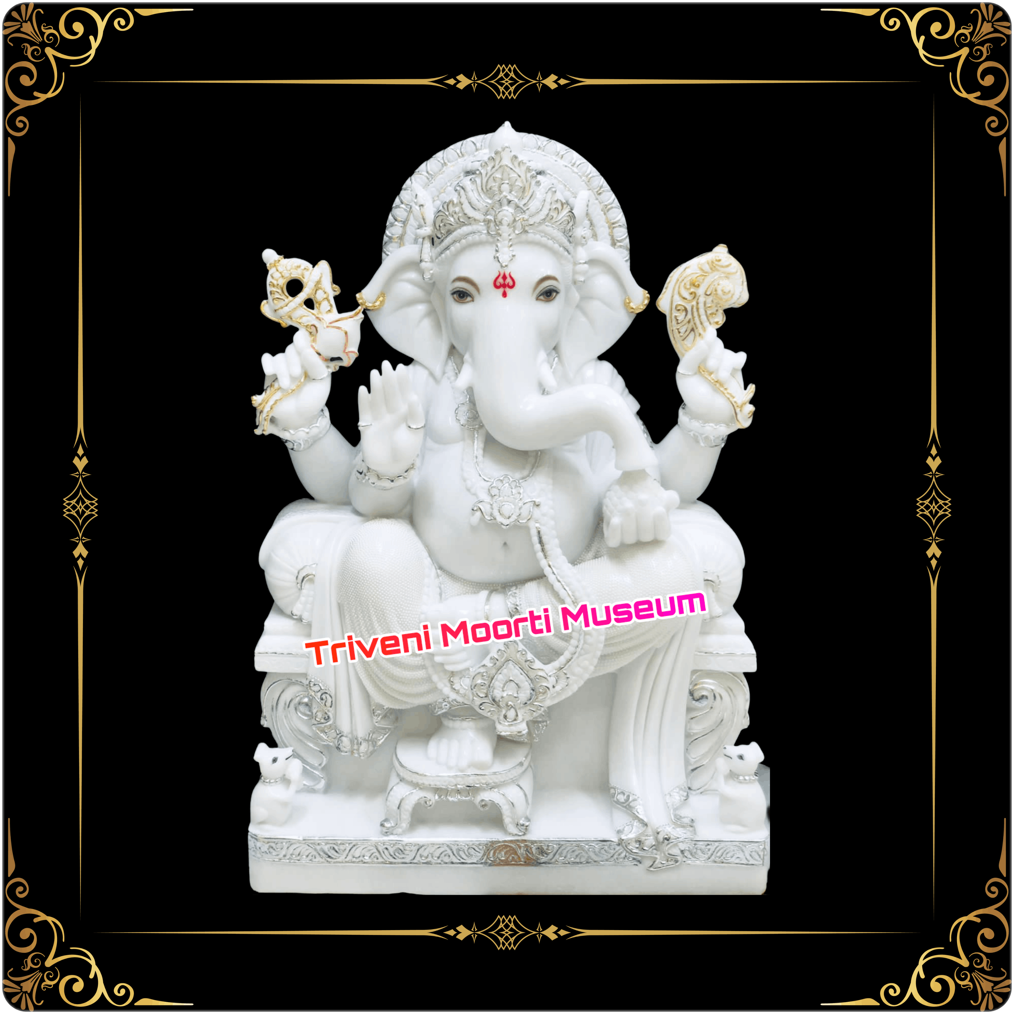 Ganesh Ji Marble Murti